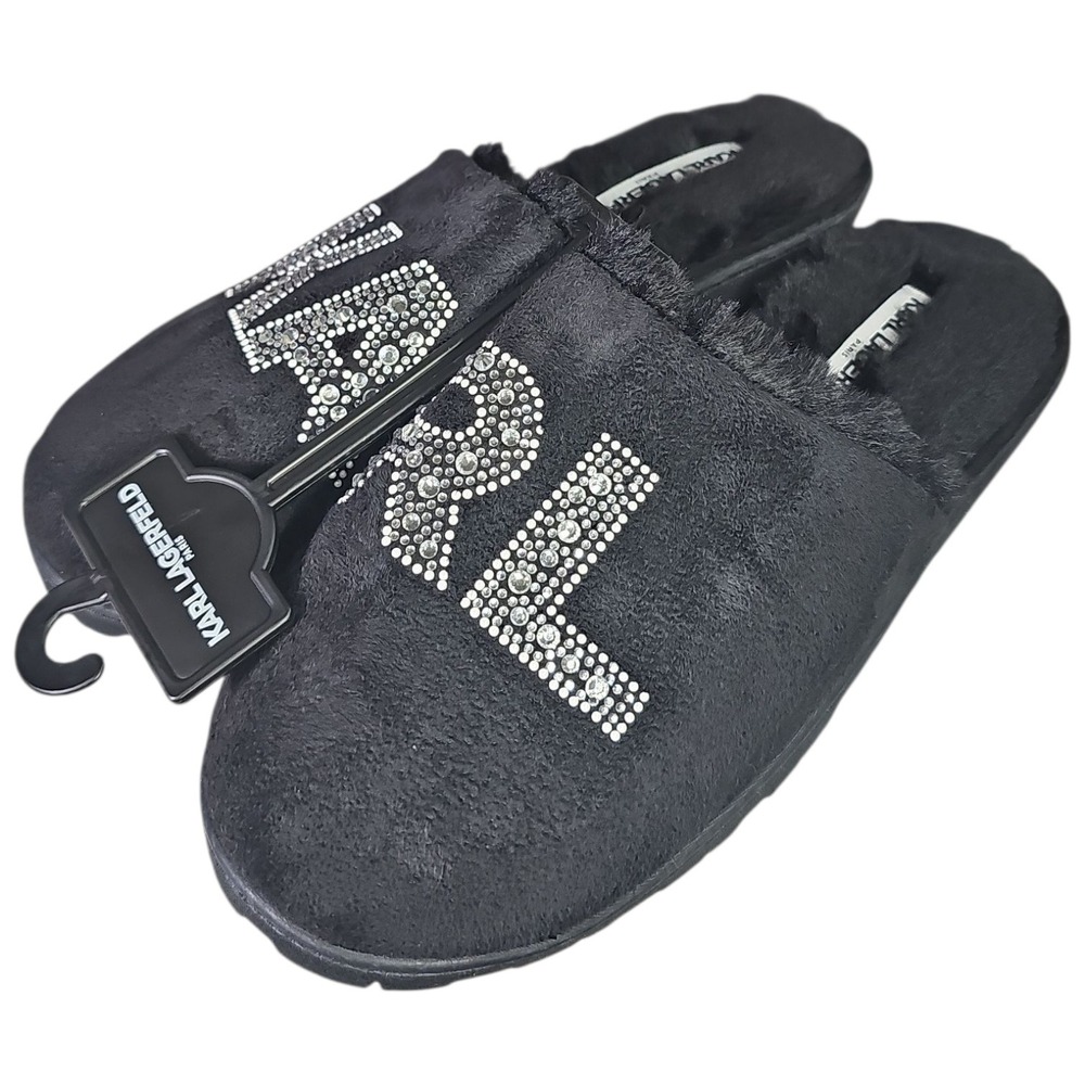 Karl Lagerfeld Paris
"Jasmina" Faux Fur Embellished Slippers‎